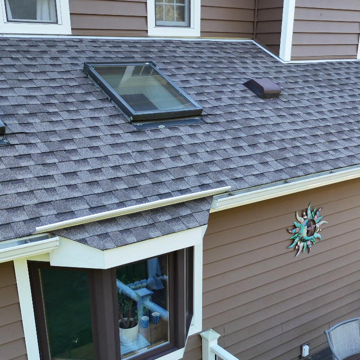 home after roof repair installation